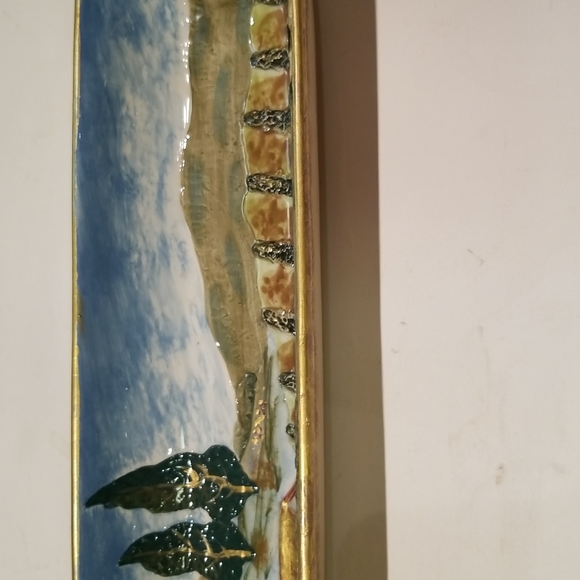 Vintage Bella Casa by Ganz large boat tray - Picture 3 of 13